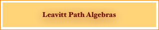 
Leavitt Path Algebras
