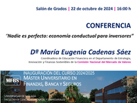 Conferencia de Mª Eugenia Cadenas Sáez