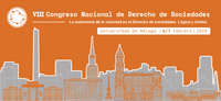 El VIII Congreso Nacional de Derecho de Sociedades se celebrará el 6 y 7 en el Aula Magna de la Facultad de Derecho