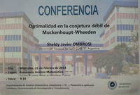 Optimalidad en la conjetura débil de Muckenhoupt-Wheeden