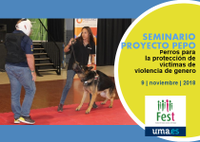 SEMINARIO "Proyecto Pepo. Perros para la protección de víctimas de violencia de género"