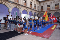 Esperanza Serrano (UMA) y Mark Napier (Stirling) lideran la primera jornada del Campeonato de Golf