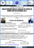 "Curso introductorio al análisis de series de tiempo con aplicaciones en R." del AMZET UNaM