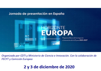 Jornada de presentación de Horizonte Europa