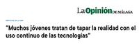 Noticia de prensa en la "Opinión de Málaga"