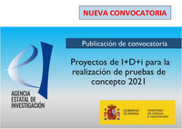 Nueva convocatoria proyectos "Pruebas de Concepto"