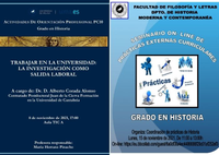 Actividades organizadas desde el Grado en Historia