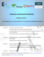 Jornada Universidad Emprende, el miércoles 1 de diciembre a las 11:00 en el Salón de Grados A.