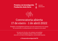 Convocatoria 2022 de los Premios a la Investigación Fundación Jesús Serra