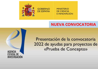 Nueva convocatoria 2022: Pruebas de Concepto 