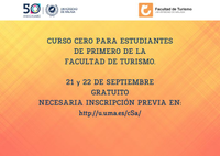 CURSO CERO PARA ESTUDIANTES DE PRIMERO DE LA FACULTAD DE TURISMO