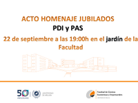 Acto homenaje jubilados