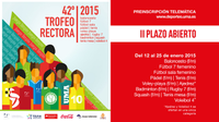 TROFEO RECTORA 2015