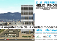 I CURSO DE ESPECIALIZACIÓN EN LA ARQUITECTURA DE LA CIUDAD MODERNA