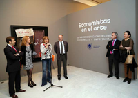 Inauguración de la exposición "Economistas en el arte" en las salas del Rectorado