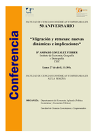 Conferencia: "Migración y remesas: nuevas dinámicas e implicaciones"