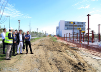 El vicepresidente del CSIC visita las obras del Instituto de Hortofruticultura de la UMA