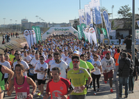 Más de 1500 participantes en la Carrera Popular de la UMA, celebrada el domingo en Teatinos