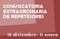 Convocatoria Extraordinaria de Repetidores