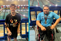 Caco Picón y Luis Troughton, medallas de oro y plata en Natación Adaptada