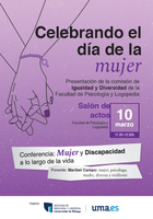 Conferencia: Mujer y Discapacidad a lo largo de la vida