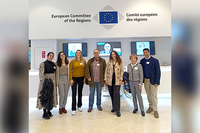 Representantes de la delegación de expertos encargada de la presentación en Bruselas del proyecto