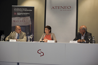 Conferencia Magdalena Álvarez en el Ateneo de Málaga