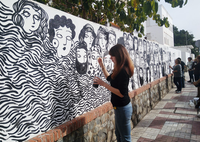 MURAL DE APOYO A LAS PERSONAS REFUGIADAS