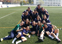 El equipo de fútbol 7 celebra el Campeonato