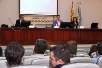 Inauguración del congreso en la sala de grados María Zambrano de la Facultad de Filosofía y Letras 