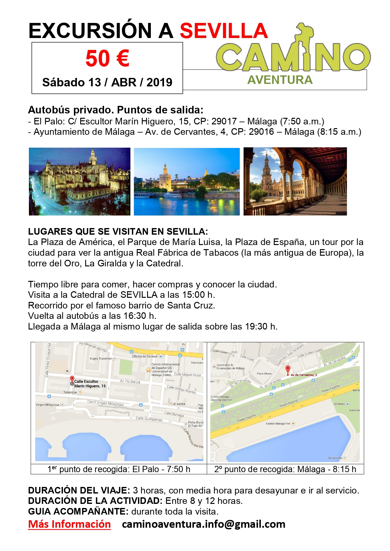 Excursión  a Sevilla